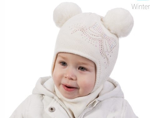 Шапка для дівчинки TuTu 3-002134 (42-46,46-50), фото 1