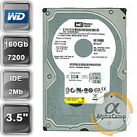 Жорсткий диск 3.5" 160 Gb WD WD1600BB (2Mb/7200/IDE) БУ