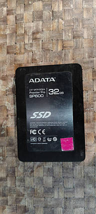 Жорсткий диск Вінчестер SSD 32 Gb / Гб ADATA Premier Pro SP600 ASP600S3-32GM 2.5" SATA3 No 23110910, фото 1