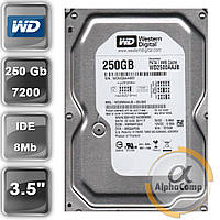 Жорсткий диск 3.5" 250 Gb WD WD2500AAJB (8Mb/7200/IDE) БУ