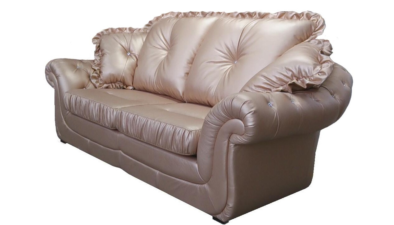 Раскладной 2х местный кожаный диван "Brocard" (Брокард). (197 см) - фото 2 - id-p417923206