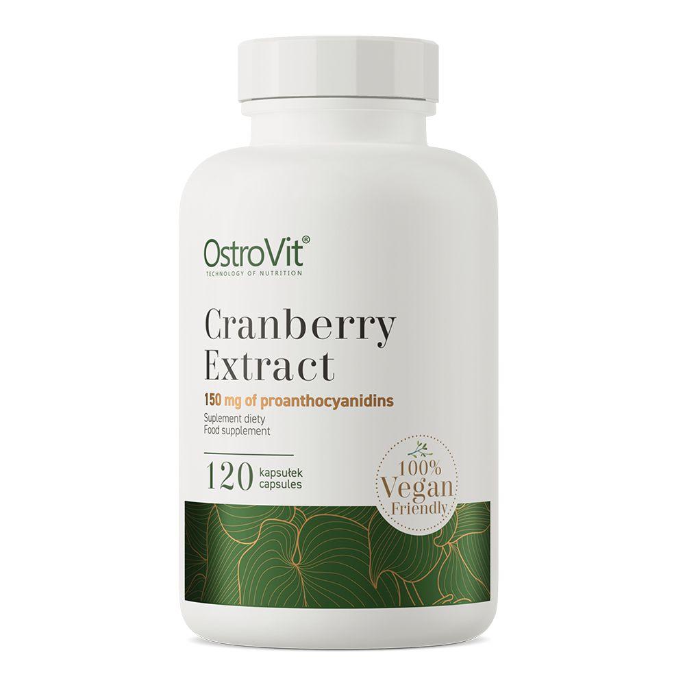 Натуральна добавка OstroVit Vege Cranberry Extract, 120 капсул EXP