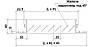 Решітка алюмінієва вентиляційна однорядна переточна РОП2, фото 2