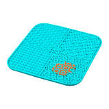 Килимок для злизування WAUDOG Silicone, 190х190х10 мм., фото 5