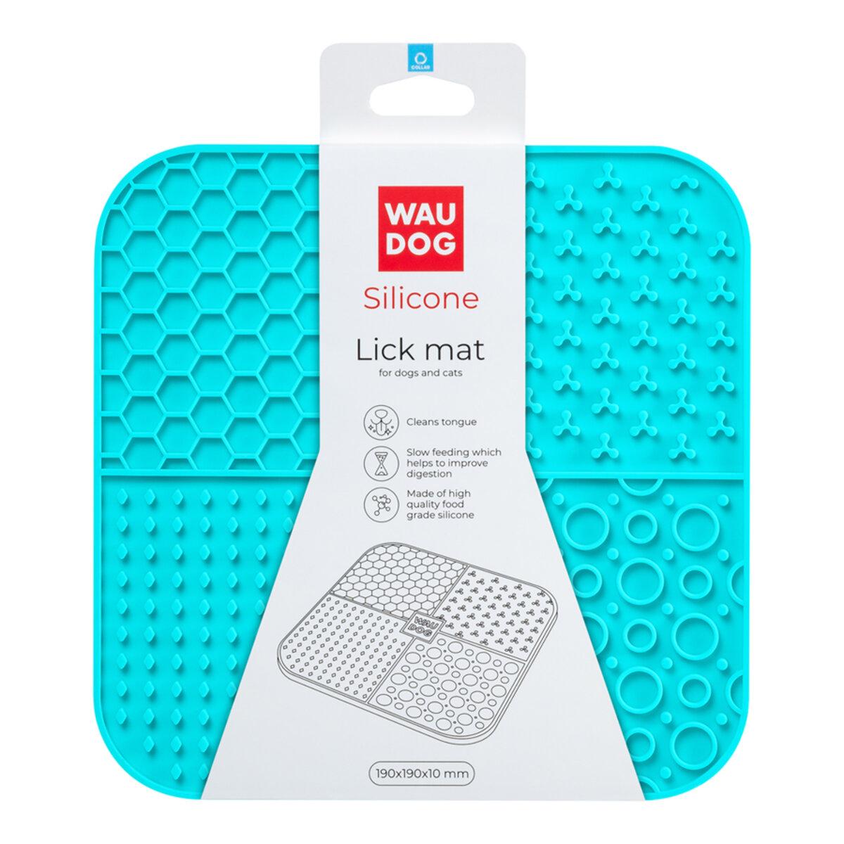 Килимок для злизування WAUDOG Silicone, 190х190х10 мм.