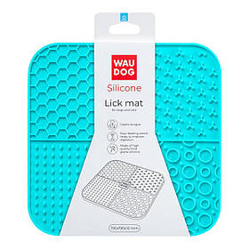Килимок для злизування WAUDOG Silicone, 190х190х10 мм.
