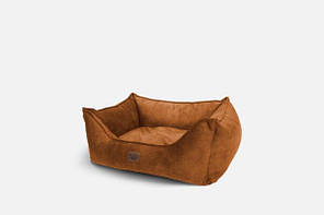 Лежанка для собак Noble Pet Leon Saffron розмір S 55*45*28 см, фото 1