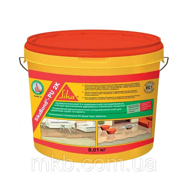 Двухкомпонентный полиуретановый клей SikaBond®-PU 2K (Компонент A) 8.01 ...