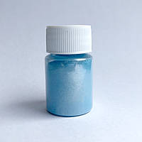 Пігмент для смоли Finidng Перламутровий блискучий порошок Блакитний Пляшечка 25 мл