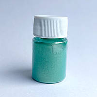 Пігмент для смоли Finidng Перламутровий блискучий порошок Трав'янисто-зелений Пляшечка 25 мл