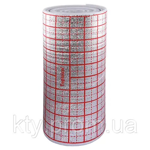 Утеплитель для теплого пола Теплоизол, полотно, 1 м, толщина 1,5 мм ...