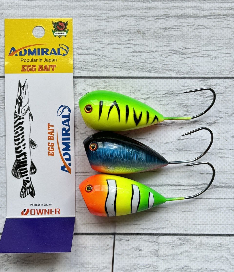 Набір Воблерів Admiral Egg Bait Хорватське яйце 3шт