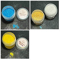Набір Гліттерів (жовтий,синій, золото, срібний) 4шт по 5 гр