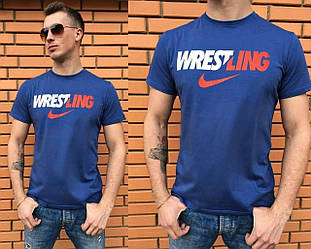 Чоловіча спортивна літня футболка з накатом спреду