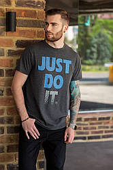 Чоловіча спортивна літня футболка з накатом спреду