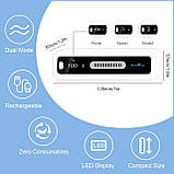 Міні-USB-дезодоратор для холодильника зі світлодіодним дисплеєм, дезодоратор для холодильника, що перезаряджається, багаторазовий, фото 5