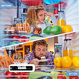 Міні-USB-дезодоратор для холодильника зі світлодіодним дисплеєм, дезодоратор для холодильника, що перезаряджається, багаторазовий, фото 4