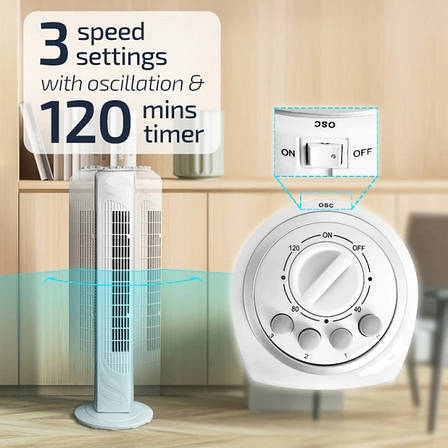 Вентилятор з таймером DOMOTEC MS-1627, фото 2