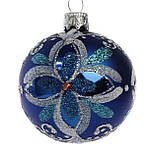 Ялинкова куля скляна 60 мм, фото 2