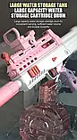 Акумуляторний водяний автомат з прицілом Water Gun Rifle Рожевий, фото 3