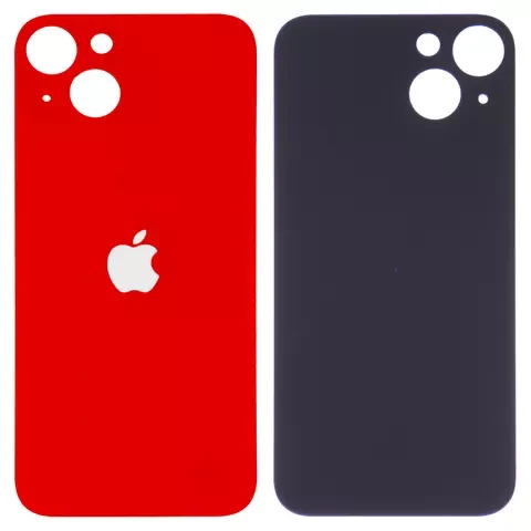 Задня панель корпусу для iPhone 13, червона, потрібно зняти скло камери, small hole, фото 1