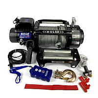 Електрична лебідка 8,165т 24V BST S 18000 LBS трос сталевий Husar Winch