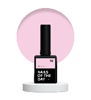 NAILSOFTHEDAY Bottle gel 02 – надміцний гель (блідно-рожевий), 10 мл