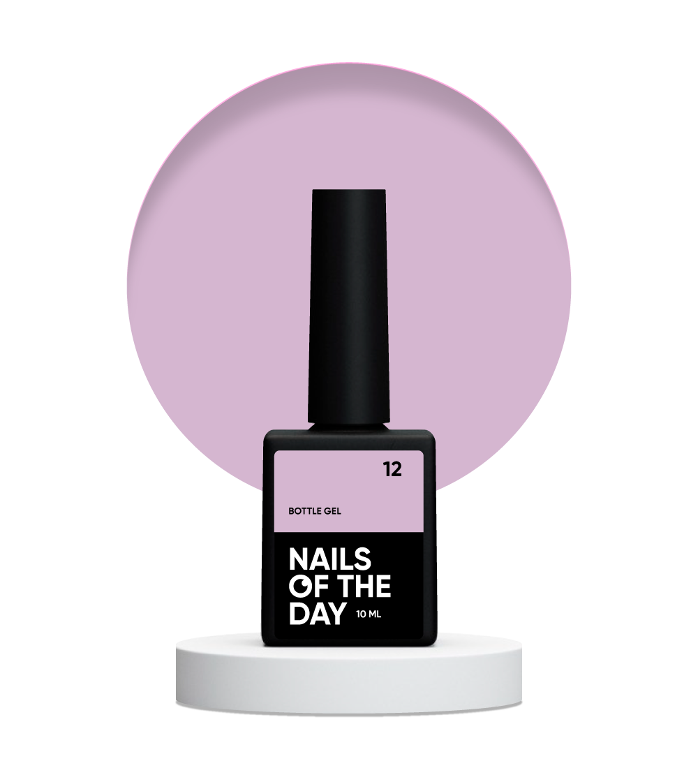 NAILSOFTHEDAY Bottle gel 12 – надміцний гель ТОЙ самий легендарний ботл, 10 мл, фото 1