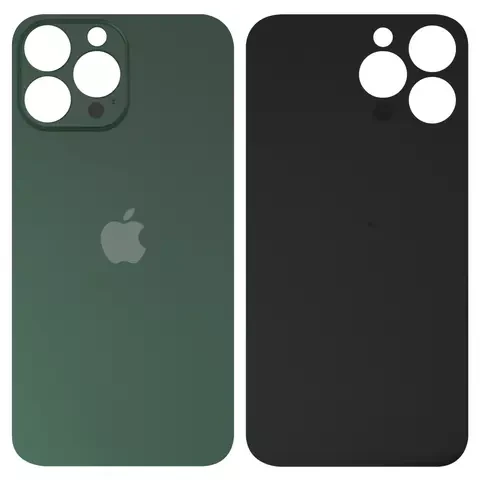 Задня панель корпуса для iPhone 13 Pro Max, Зелена, потрібно зняти скло камери, small hole, фото 1