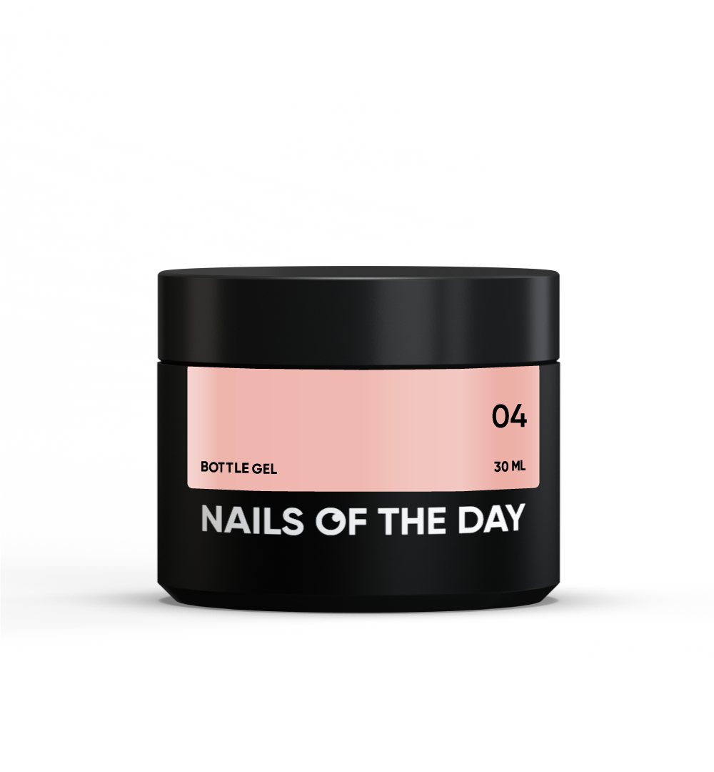 NAILSOFTHEDAY Bottle gel 04 – надміцний гель (молочно-бежевий), 30 мл