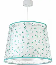Дитячий підвісний світильник Dream Flowers зелений 33х65 см