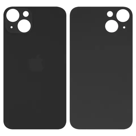 Задня панель корпусу для iPhone 13, чорна, не потрібно знімати скло камери, big hole, фото 1