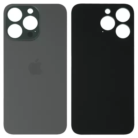 Задня панель корпуса для iPhone 13 Pro, Сіра, не потрібно знімати скло камери, big hole, фото 1