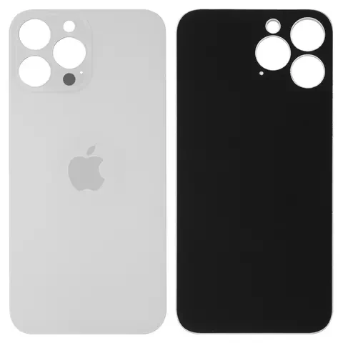 Задня панель корпуса для iPhone 13 Pro Max, Біла, не потрібно знімати скло камери, big hole, фото 1