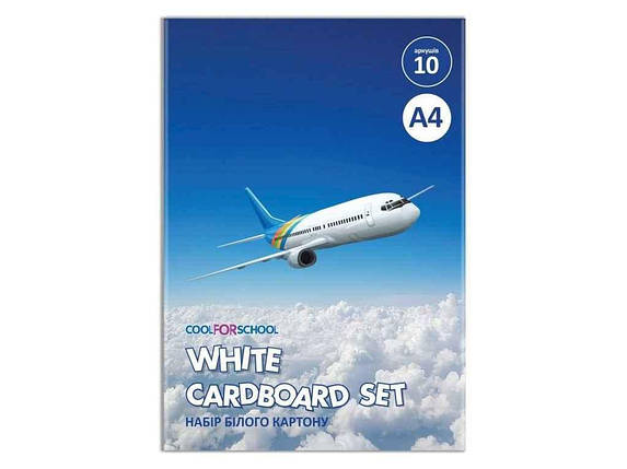 Набір білого картону А4 MX21000-02 ТМ MAXI FG, фото 1