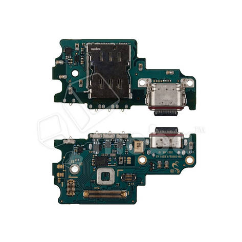 Шлейф Samsung G990B Galaxy S21 FE з роз'ємом зарядки, Sim-карты, з мікрофоном ОРИГІНАЛ, фото 1