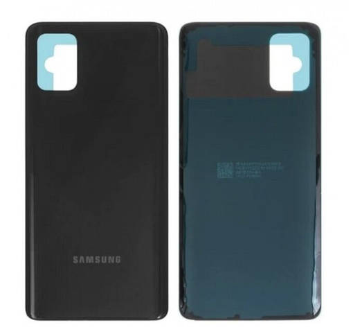 Задня кришка Samsung A515F Galaxy A51 2020 чорна Prism Crush Black + Скло камери, фото 1