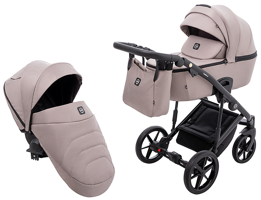 Коляска 2 в 1 Adamex Mobi Air Thermo New TIP TK-72 капучино