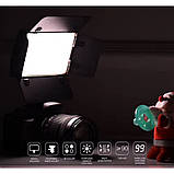 Лампа відеосвітло LED PT-15B II 15Wcolor 3200-5600K, фото 5