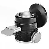 Шарнірне кріплення 360° для LED-лампи, фотоапарату,камери,GoPro до штатива, BH-V03, фото 3