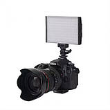 Лампа відеосвітло LED PT-15B 15W color 3200-5600K, фото 6