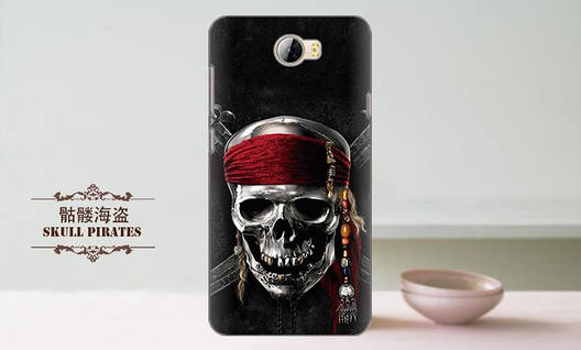 Ексклюзивні чохли на Huawei ascend Y5 II з малюнком Череп пірата, фото 1