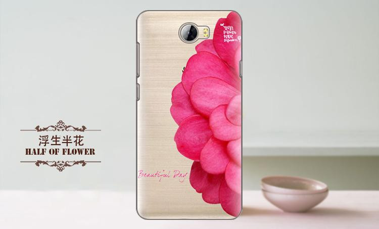 Ексклюзивні чохли на Huawei ascend Y5 II з малюнком Половина квітки