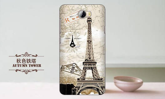 Ексклюзивні чохли на Huawei ascend Y5 II з малюнком Ейфелева вежа на тлі карти, фото 1