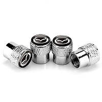 Захисні ковпачки на ніпель для Мазда Alitek Rif Metal Silver Mazda (4 шт.)