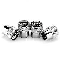 Ковпачки на ніпель для Аудіо Alitek Rif Metal Silver Audi (4 шт.)