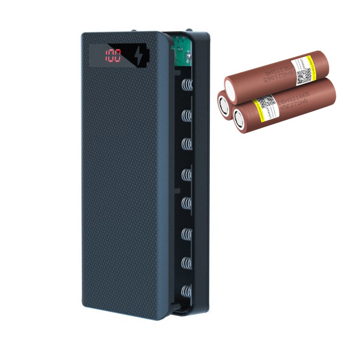 Повербанк 8x 18650 24000 мА·год 2 А 2x USB Type-C AC Prof PBC L8-ACU