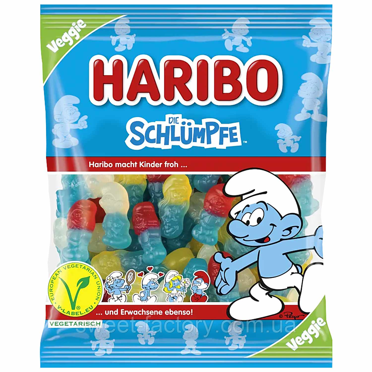 Мармелад Haribo Die Schlumpfe 175g, фото 1