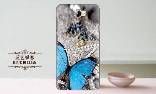 Силіконовий чохол бампер для Huawei ascend Y5 II з картинкою Красива метелик, фото 1