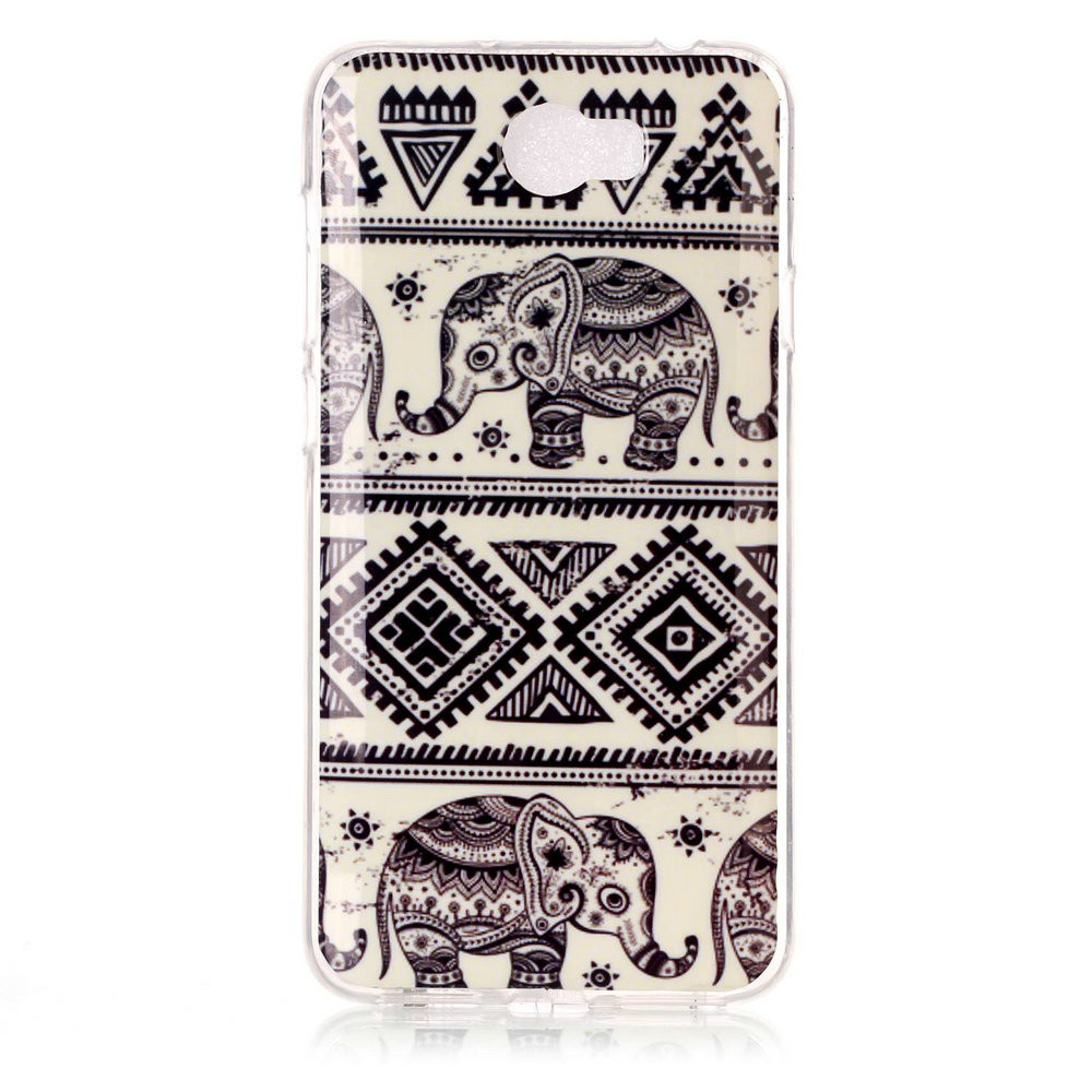 Силіконовий чохол бампер для Huawei ascend Y5 II з картинкою Слоник за слоником